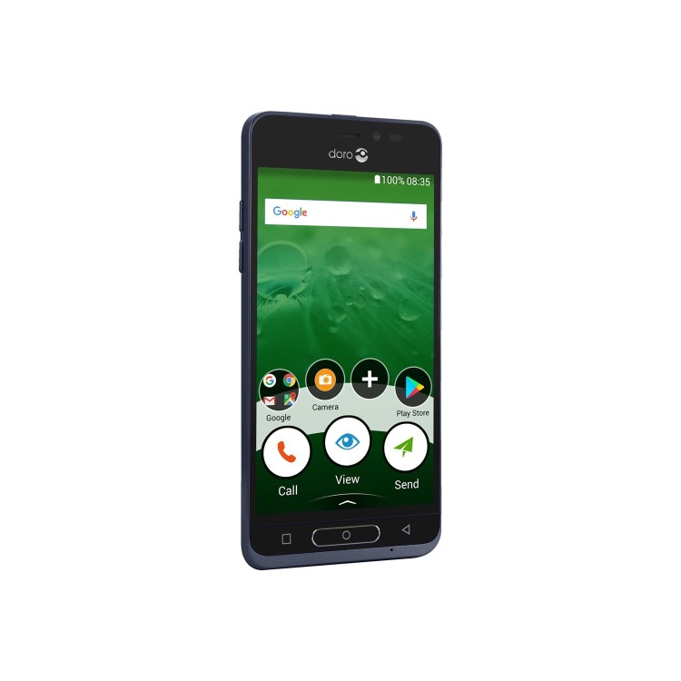 Refurbished Doro 8035 Black/Blue 5" 16GB 4G Unlocked & SIM Free Smartphone