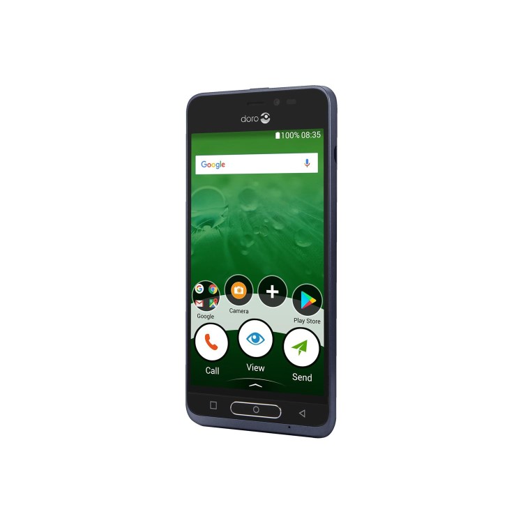 Refurbished Doro 8035 Black/Blue 5" 16GB 4G Unlocked & SIM Free Smartphone