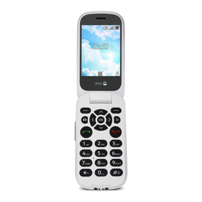 Doro 7060 Black 2.8" 4GB 4G Unlocked & SIM Free - With Stand 