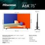 Hisense A6K 75 inch 4K Ultra HD LED Smart TV