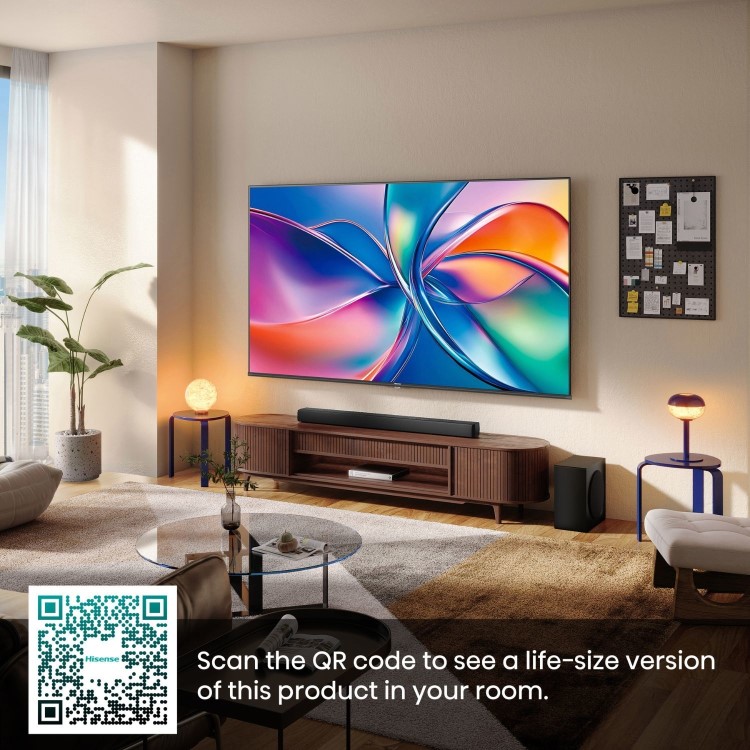 Hisense 75E7QTUK 75 inch Smart 4K Ultra HD QLED TV