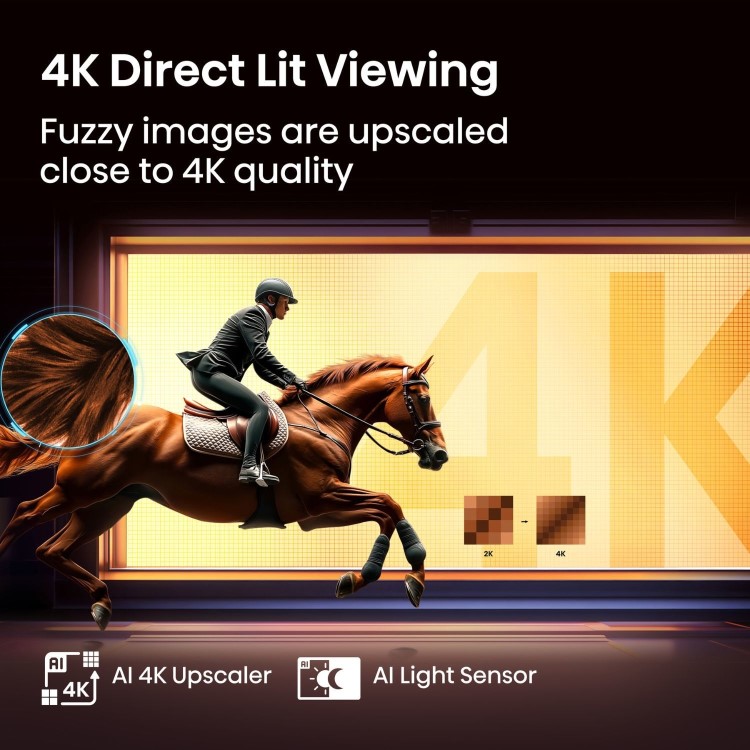 Hisense 75E7QTUK 75 inch Smart 4K Ultra HD QLED TV