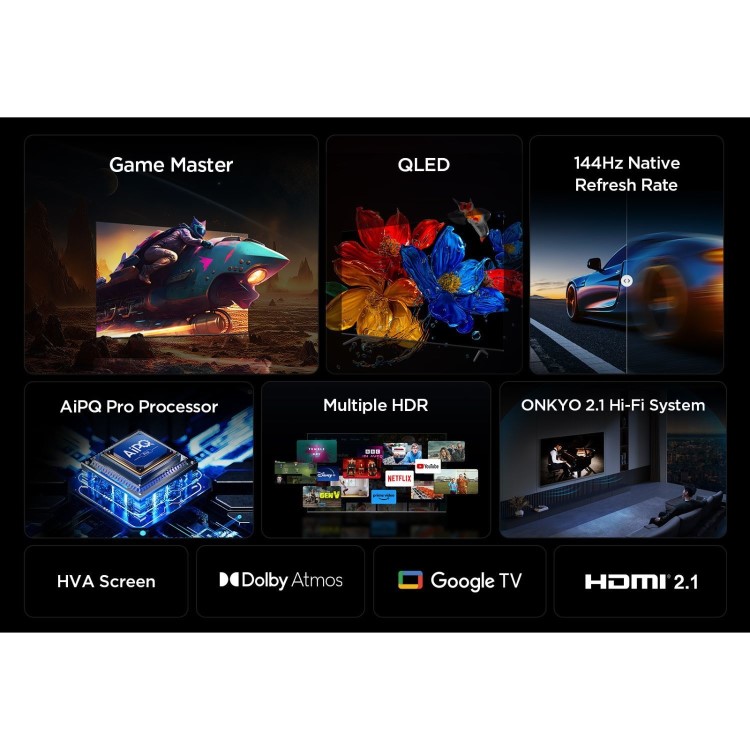 TCL T8C 85 inch 4K Ultra HD QLED Smart Google TV