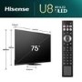 Hisense U8NQTUK 75 inch Smart 4K Ultra HD Mini-LED TV