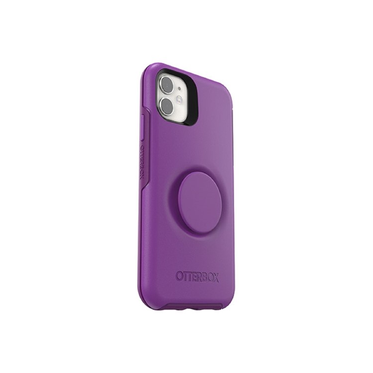 GRADE A1 - OtterBox Otter and Pop Symmetry PopSocket Case - iPhone 11 - Lollipop Purple