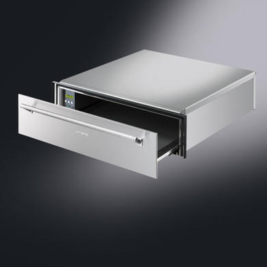 Smeg Display 14cm High Linear Warming Drawer Stainless Steel 