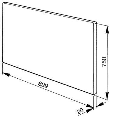 Smeg KIT1A1-6 Splashback for 90cm Range Cookers