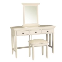 GRADE A3 - Savannah Solid Acacia Wood Dressing Table in Ivory