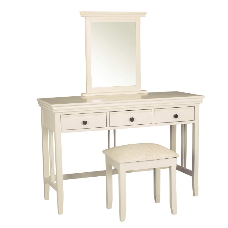 GRADE A3 - Savannah Solid Acacia Wood Dressing Table in Ivory