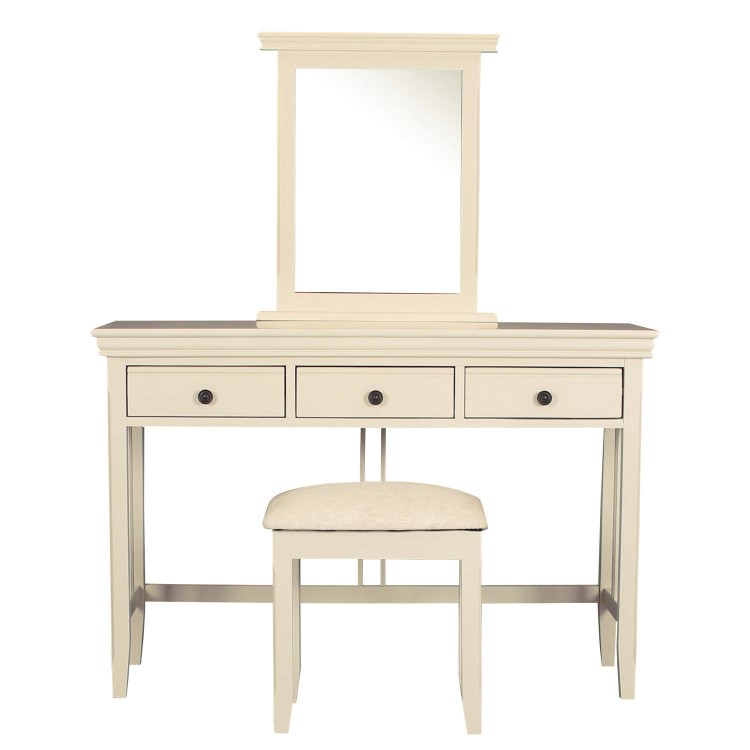 GRADE A3 - Savannah Solid Acacia Wood Dressing Table in Ivory