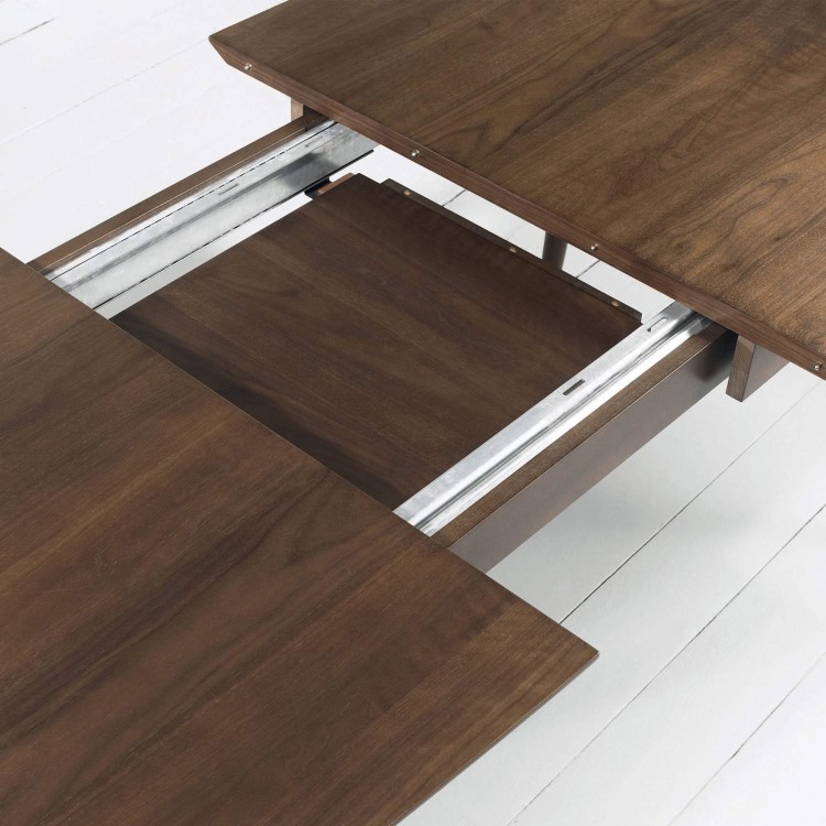 Oslo Walnut Extendable Dining Table Seats 6-8 - Bentley Designs