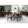 Oslo Walnut Extendable Dining Table Seats 6-8 - Bentley Designs