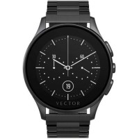 Box Open Vector Luna Unisex Smart Watch - Black Case with Black Bracelet