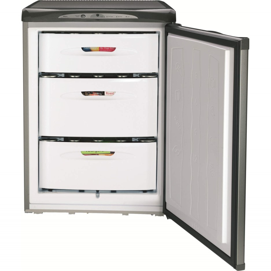 Hotpoint FZA36G 73 Litre Freestanding Under Counter Freezer Frost Free 60cm Wide Grey
