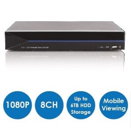 GRADE A1 - ALTEQ 16 Channel POE 1080p Network Video Recorder with 4TB Hard Drive