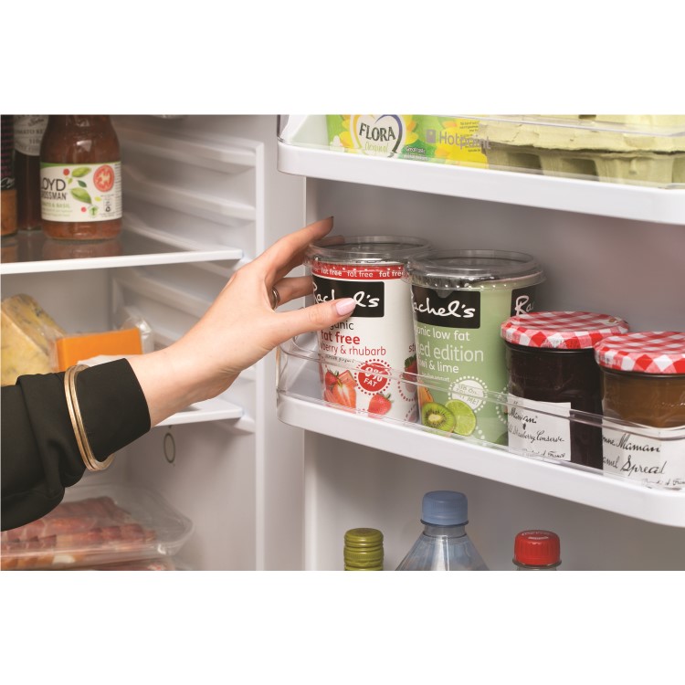 Hotpoint NRFAA50S Ice Diamond Freestanding Fridge Freezer Silver