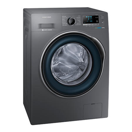 Refurbished Samsung WW90J6410CX EcoBubble Freestanding 9KG 1400 Spin Washing Machine Graphite