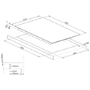 Refurbished Smeg SE395ETB 90cm 5 Zone Ceramic Hob