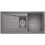 1.5 Bowl Grey Composite Kitchen Sink with Reversible Drainer - Blanco Sona 