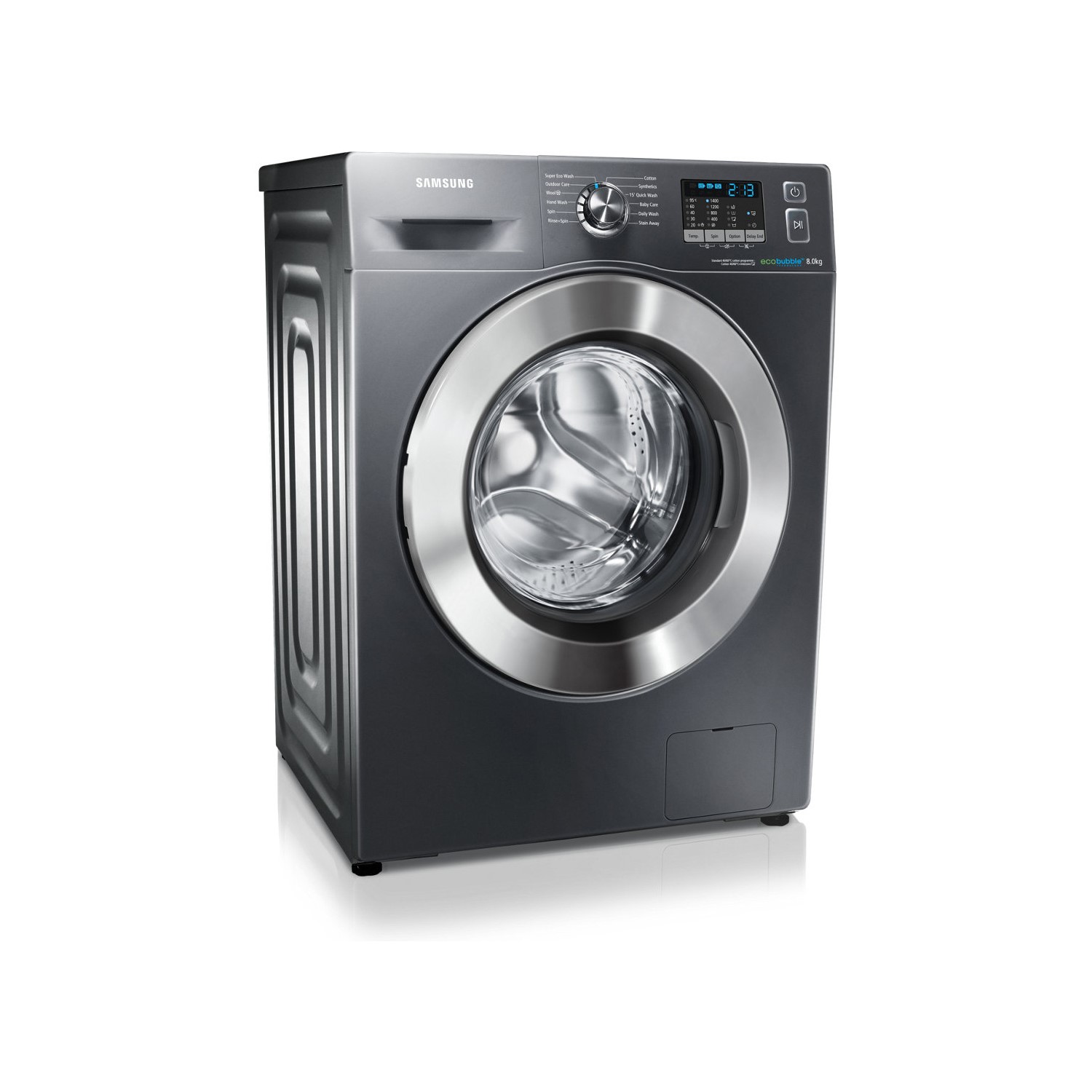 Samsung WF80F5E2W4X 8kg 1400rpm Freestanding Washing Machine -Graphite ...