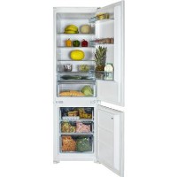 White Knight FF250IHE 54cm Wide 70-30 Integrated Upright Fridge Freezer - White