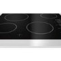 Refurbished Bosch Serie 2 PKE611CA1E 60cm 4 Zone Ceramic Hob with Knob Controls Black