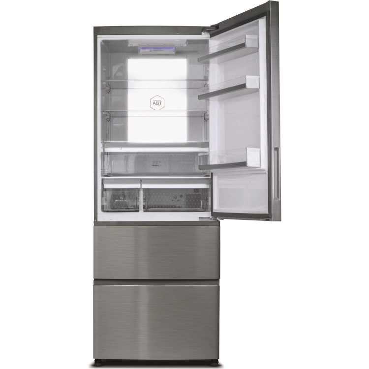 Haier A3FE742CMJ 3-door Door-and-drawer Fridge Freezer Silver