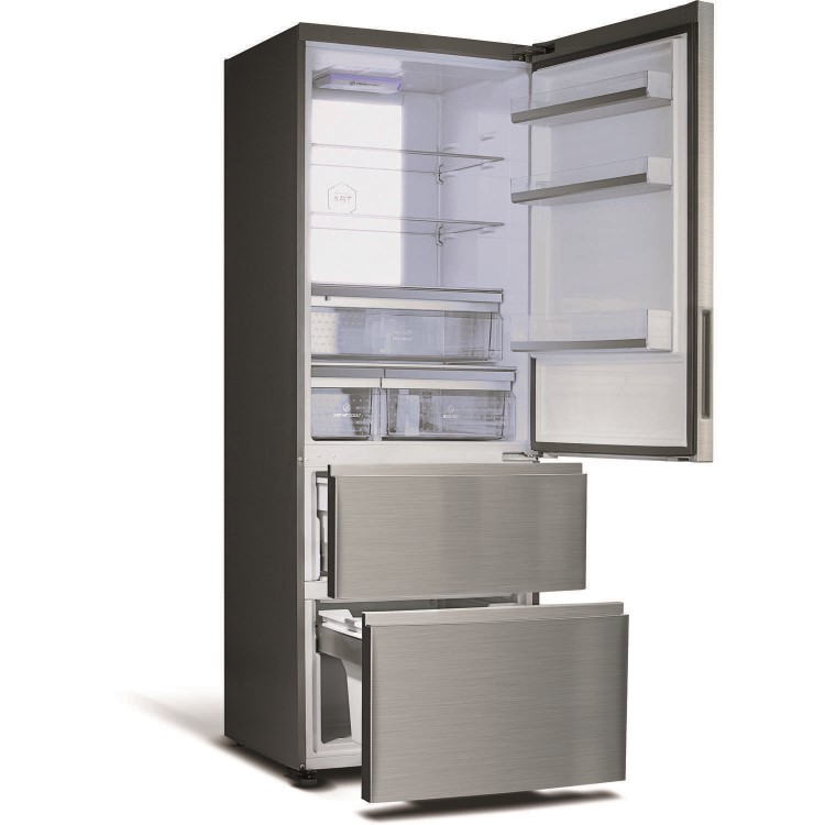 Haier A3FE742CMJ 3-door Door-and-drawer Fridge Freezer Silver