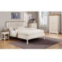 Charleston Two Tone Wardrobe in Solid Oak and Painted Cream