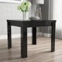 Flip Top Dining Table in Black High Gloss with 2 Grey Chairs - Vivienne & New Haven
