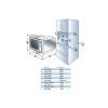 electriQ 25L 900W Built-in Digital Microwave - Stainless Steel
