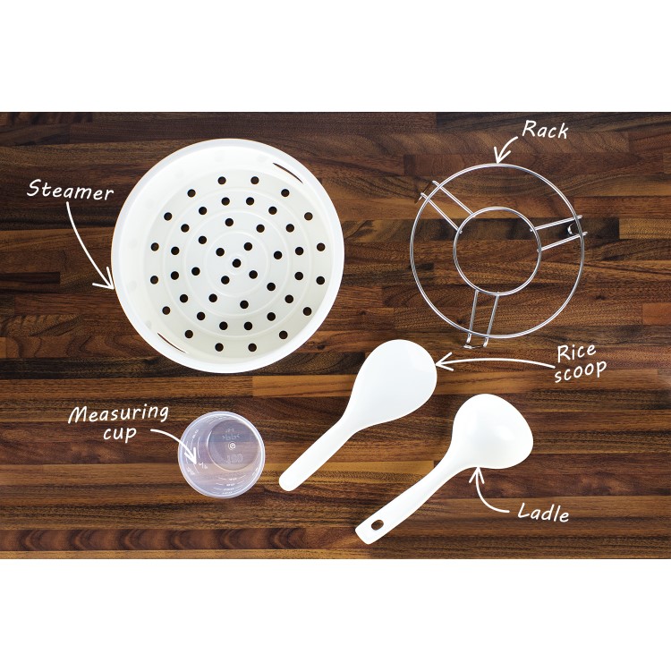 electriQ 6 litre 7-in-1 Electric Multifunction Pressure Cooker