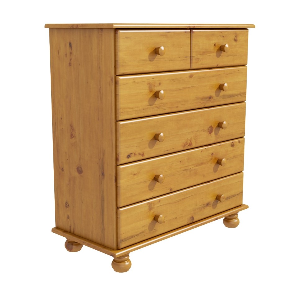 Hamilton 2+4 Chest of Drawers in Pine BuyItDirect.ie