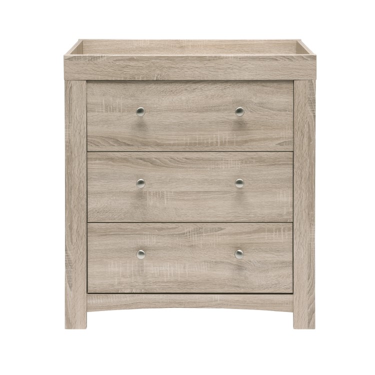 Natural Wood 3 Piece Nursery Furniture Set - East Coast Fontana