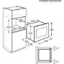 Refurbished AEG MBE2658D-M Built in 26L 900W Microwave