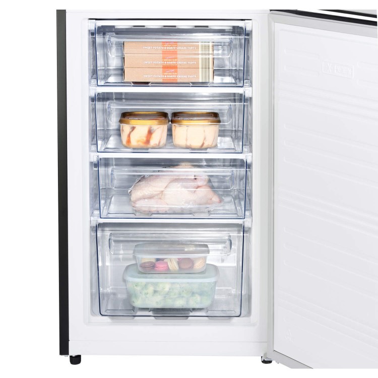 Hisense RB320D4WB1 50/50 Freestanding Fridge Freezer With Water Dispenser - Black