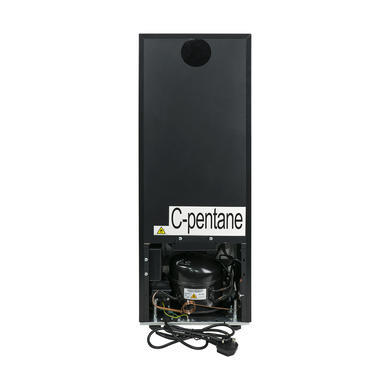electriQ 19 Bottle Freestanding Under Counter Wine Cooler Single Zone 30cm Wide 82cm Tall - Black