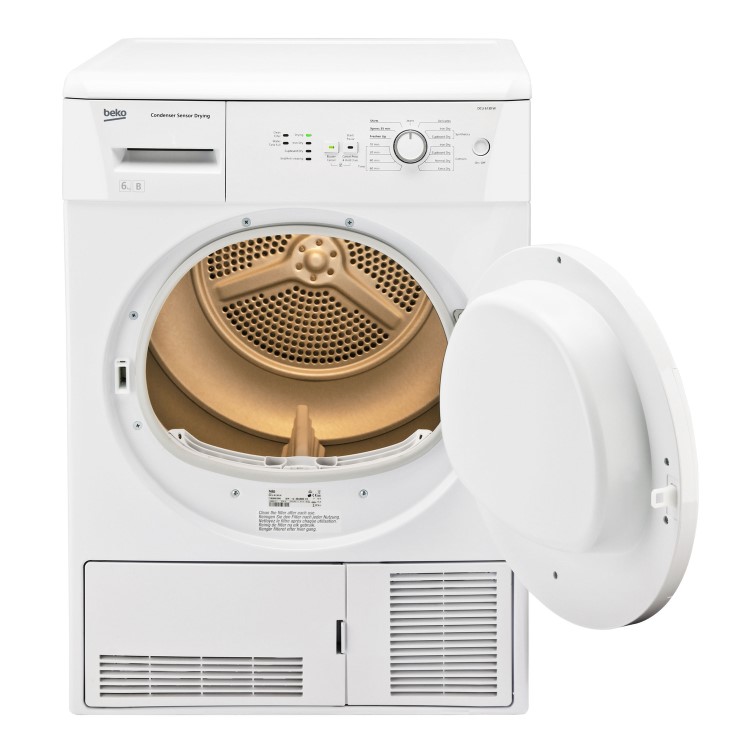 Beko DCU6130W 6kg Freestanding Condenser Tumble Dryer - White