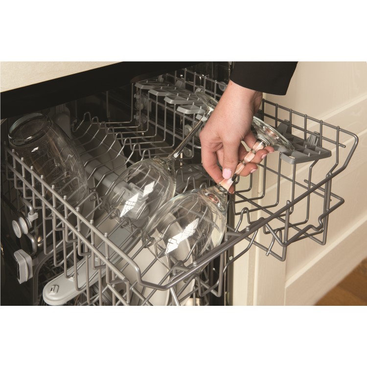 Hotpoint Aquarius SIAL11010K 10 Place Slimline Freestanding Dishwasher - Black