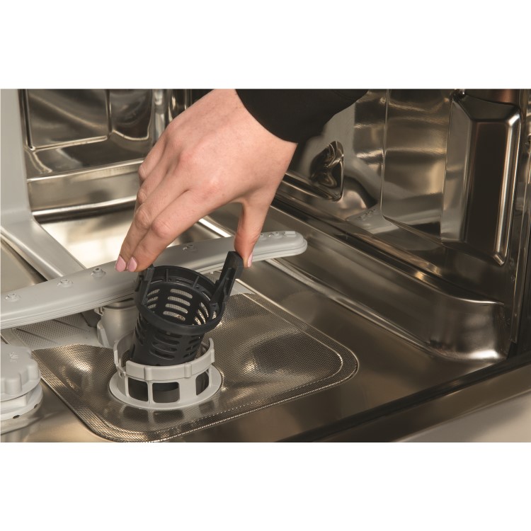 Hotpoint Aquarius SIAL11010K 10 Place Slimline Freestanding Dishwasher - Black