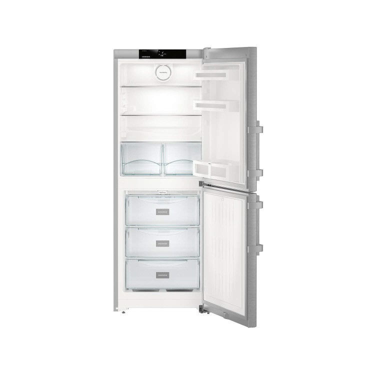 Refurbished Liebherr CNef3115 Freestanding 260 Litre 50/50 Frost Free Fridge Freezer Stainless Steel