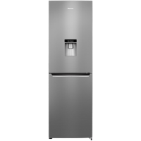 Hisense RB381N4WC1 Frost Free Freestanding Fridge Freezer With Water Dispenser Stainless Steel