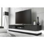 Evoque Large Grey High Gloss TV Unit with Lower LED Lighting - TV's up to 70"