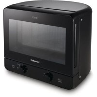 Refurbished Hotpoint MWH1311B Xtraspace  Curve 13L 700W Microwave Black