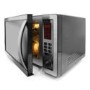 GRADE A3 - ElectriQ 25 L Combination Freestanding Digital 900w Microwave Oven Black and Stainless Steel