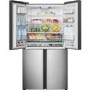 Hisense RQ689N4AC1 556 Litre American Style Fridge Freezer Frost Free 4 Door 91cm Wide - Silver