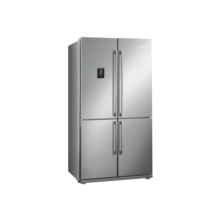 Smeg FQ60XPE Four Door Frost Free American Fridge Freezer - Stainless Steel