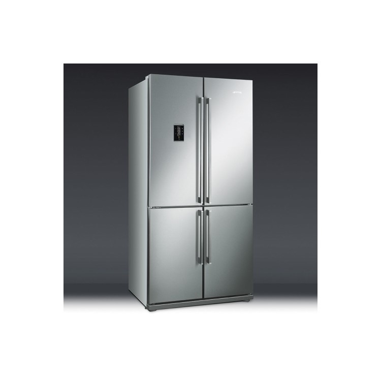Smeg FQ60XPE Four Door Frost Free American Fridge Freezer - Stainless Steel