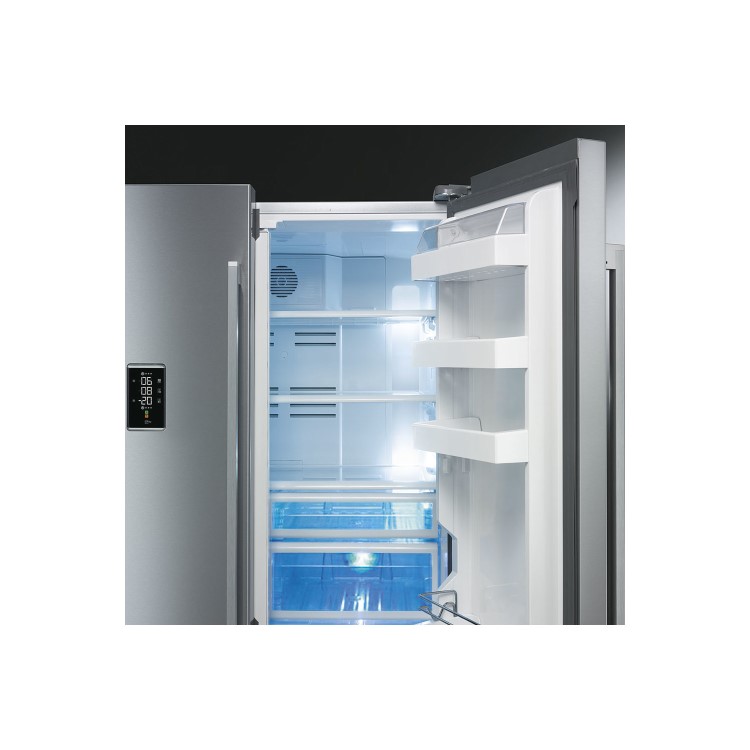 Smeg FQ60XPE Four Door Frost Free American Fridge Freezer - Stainless Steel