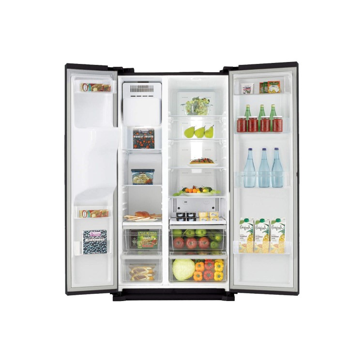 Samsung RS7567BHCBC 532L American Freestanding Fridge Freezer - Black